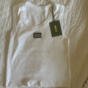 NWT Daily Drills white tank